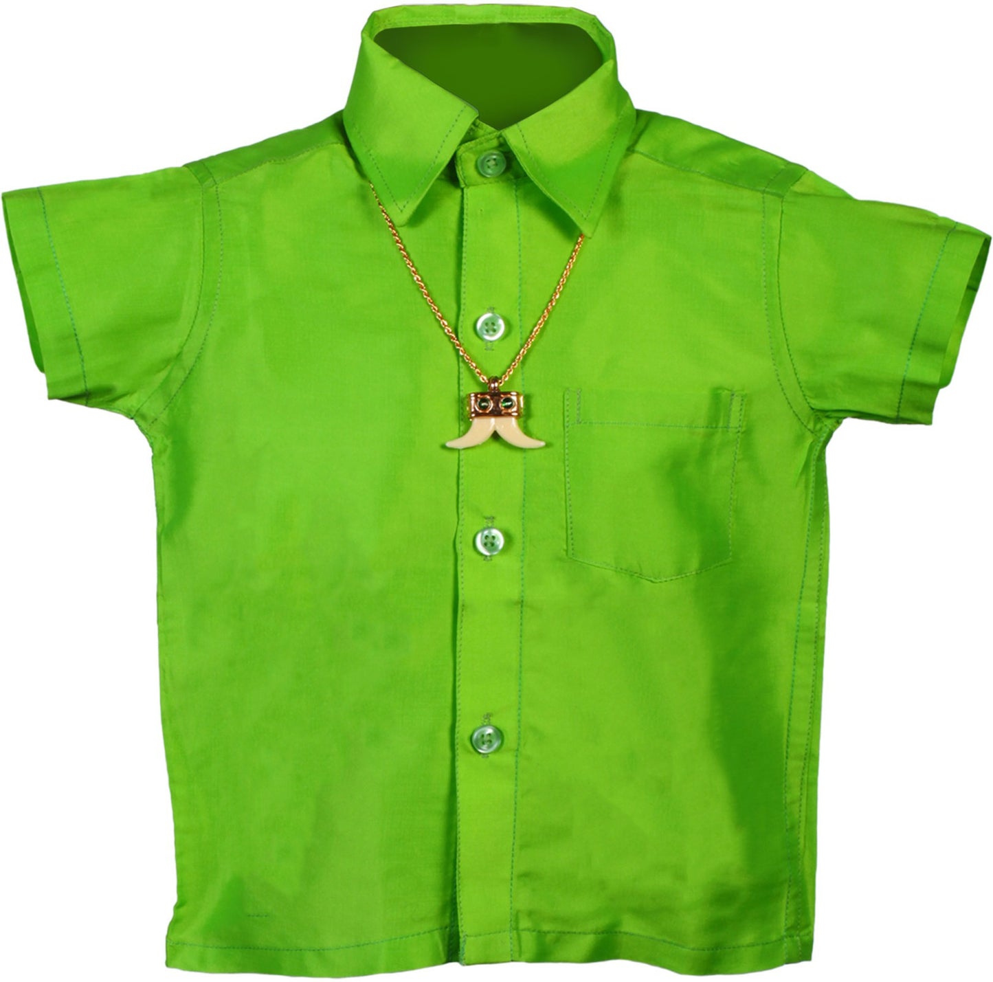 Amirtha Fashion Baby Boys Festive & Party Dhoti & Kurta Set Green