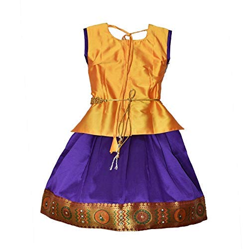 Pattu Pavadai Lehenga Choli-RathiGV- Make her Beautiful