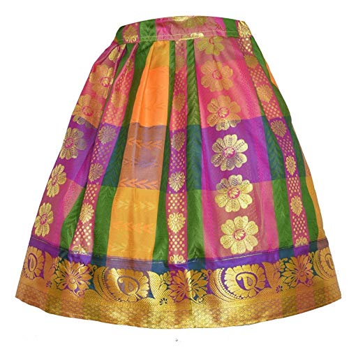 New Half Saree -RHSGoldViolet- For Your Little One!