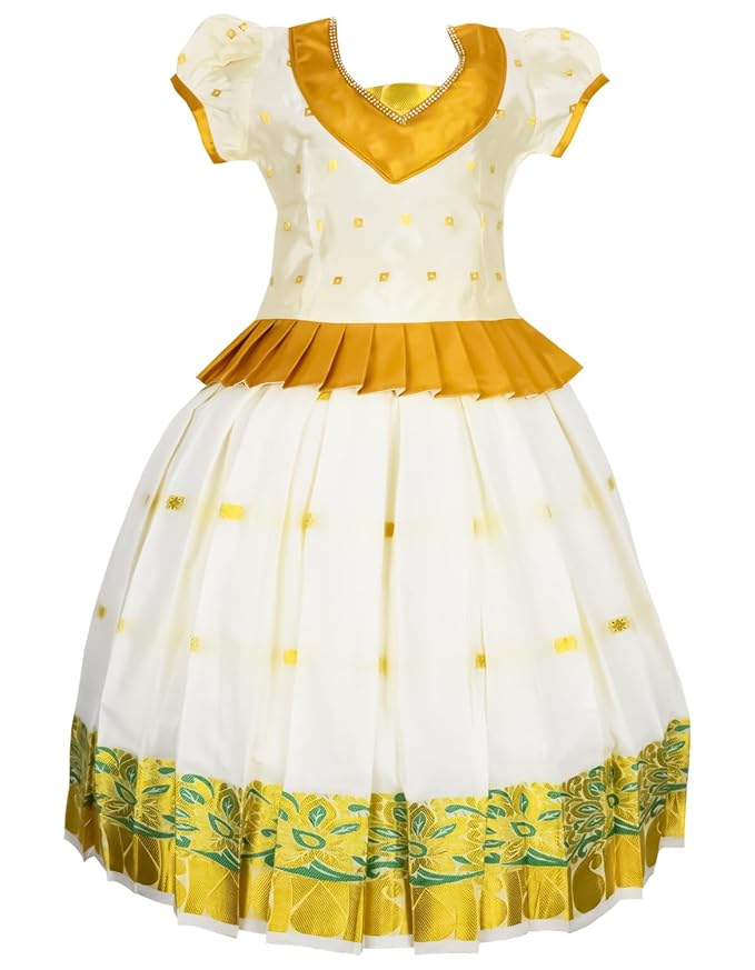 AMIRTHA FASHION New Half Saree -KKLSGold