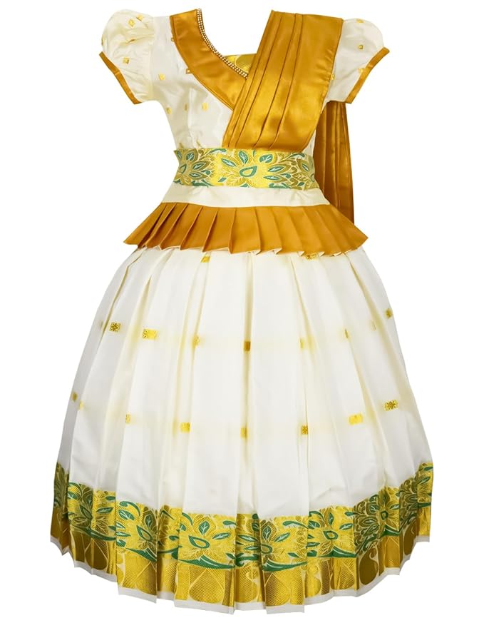 AMIRTHA FASHION New Half Saree -KKLSGold