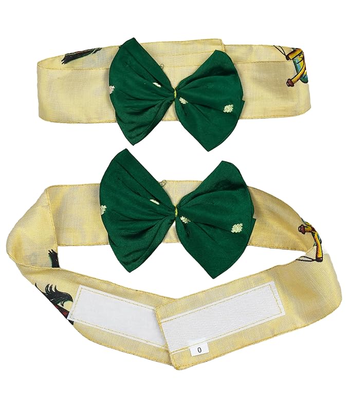 Pattu Frock with Head Band KrishGreen- Just Dropped !