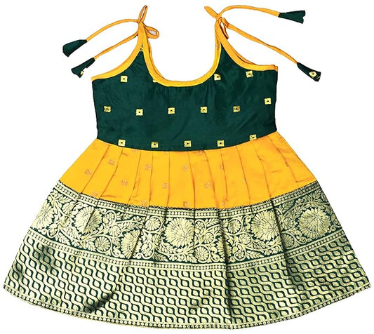 Pattu Frock-RiyaFGold- Just Dropped !