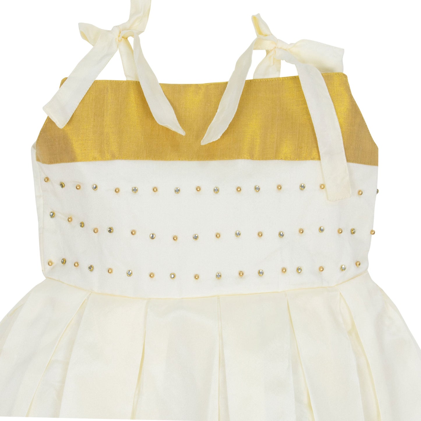 Baby Girls White Cotton Blend lehenga choli - Just Dropped!