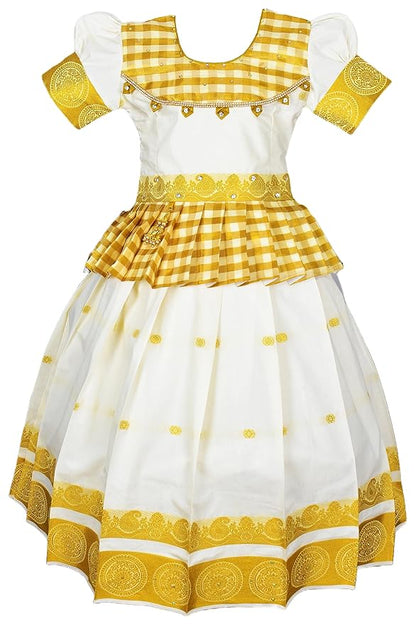 AMIRTHA FASHION Pattu Pavadai Lehenga Choli-RadhaK