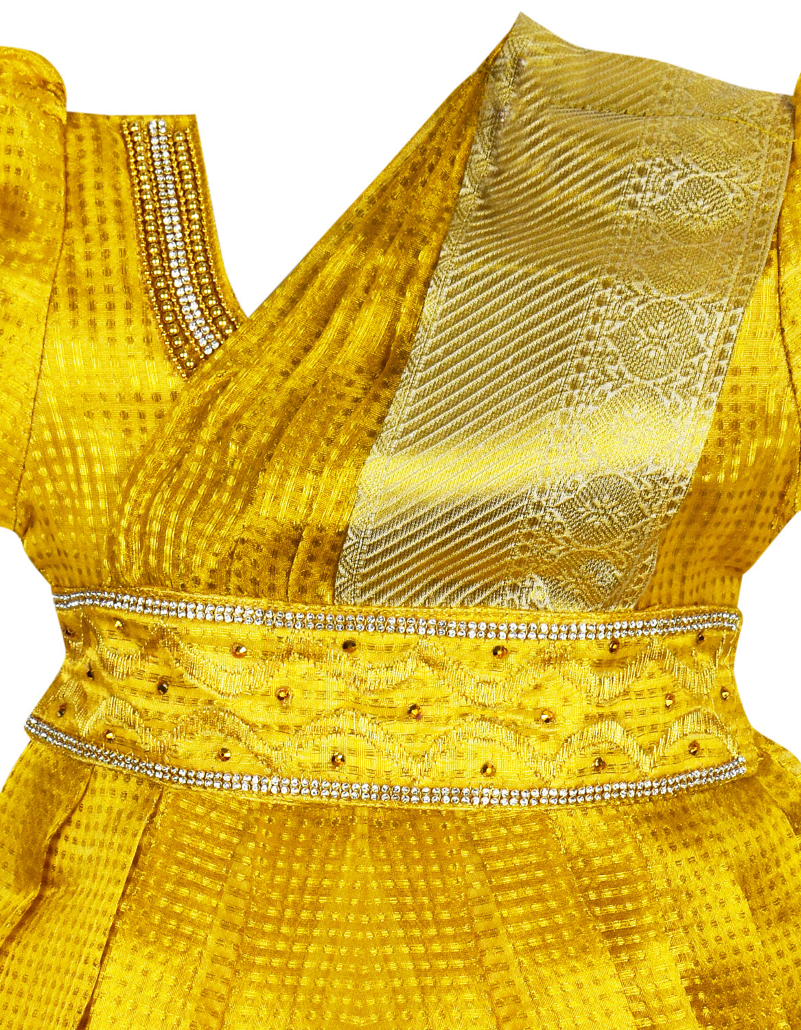 Pattu Pavadai Attachable Half Saree Model Thangam